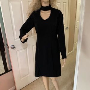 Black Metrostyle Keyhole Party Cocktail Dress 4